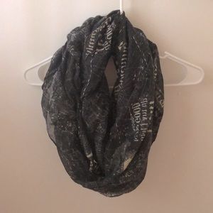 harry potter marauders map scarf